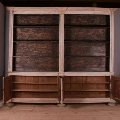 18th Century French Bleached Oak Bookcase