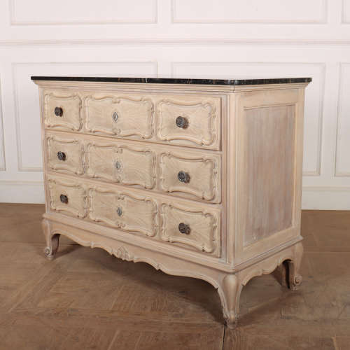 French Bleached Oak Commode