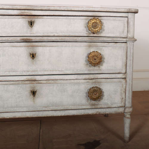 French Painted Oak Commode