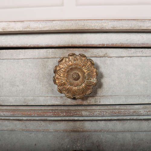 French Painted Oak Commode