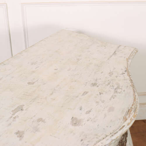 French Painted Two Drawer Commode