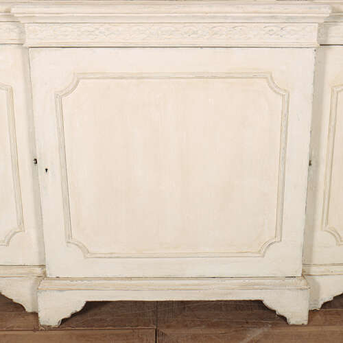 English Breakfront Library Bookcase