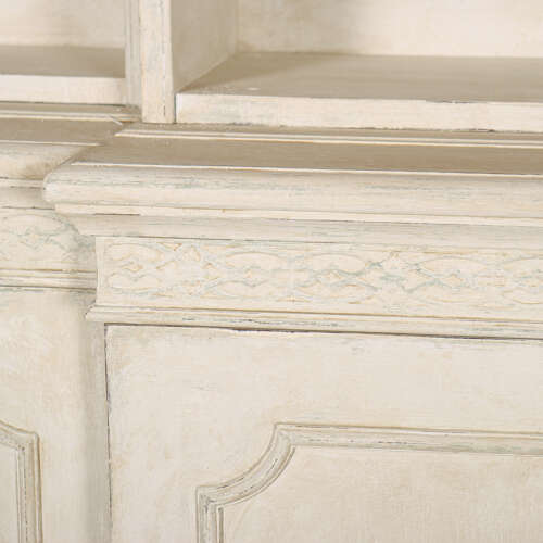 English Breakfront Library Bookcase