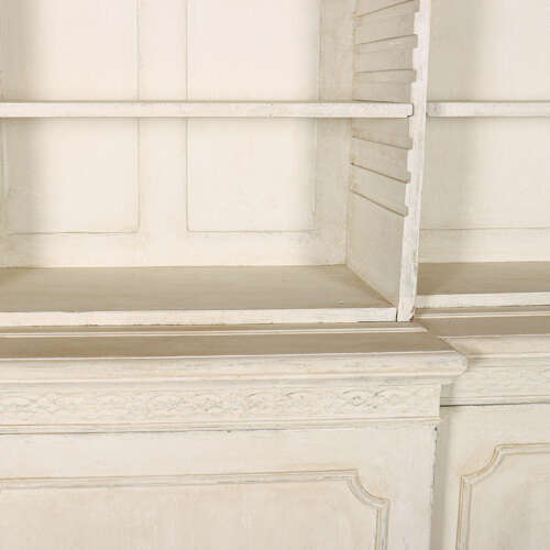 English Breakfront Library Bookcase