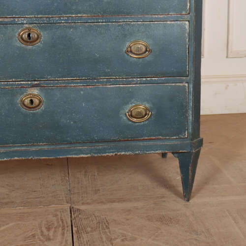 Swedish Painted Oak Commode