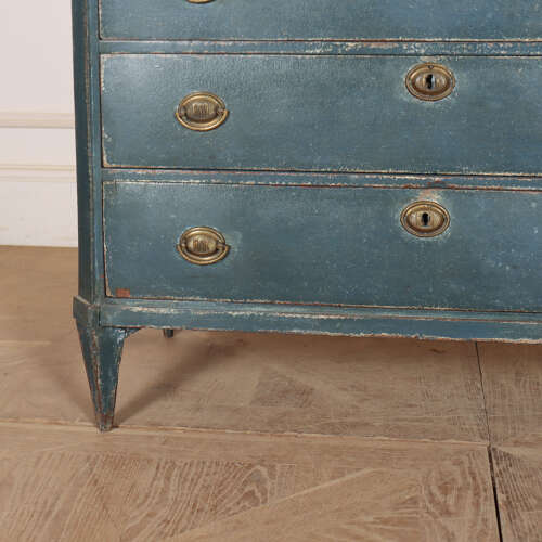 Swedish Painted Oak Commode