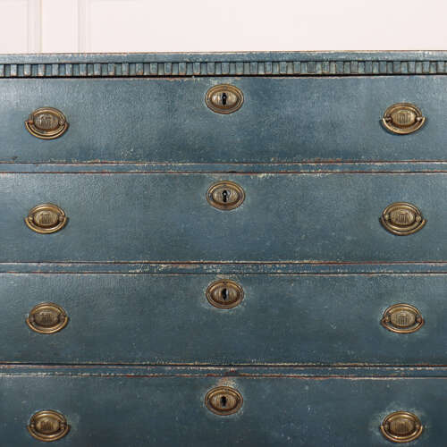 Swedish Painted Oak Commode