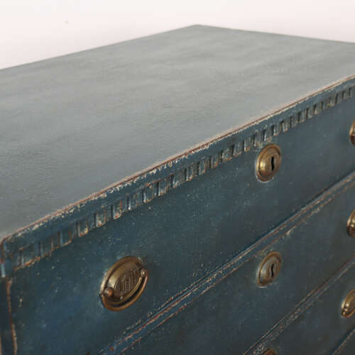Swedish Painted Oak Commode