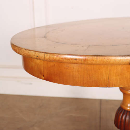 Swedish Birch Lamp Table