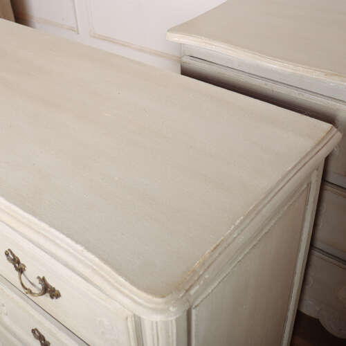 Pair of French Painted Commodes
