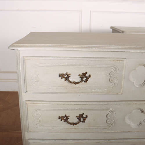 Pair of French Painted Commodes
