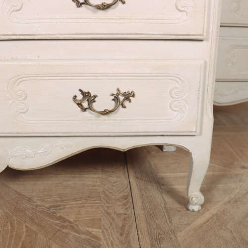 Pair of French Painted Commodes