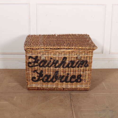 English Wicker Log Basket