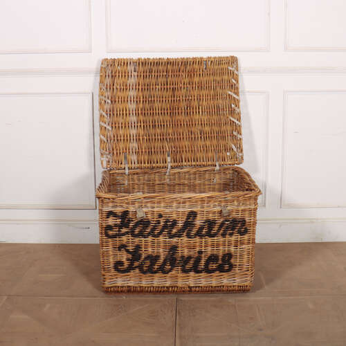 English Wicker Log Basket