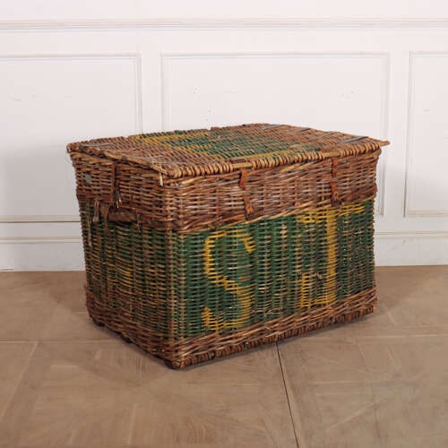 English Wicker Log Basket