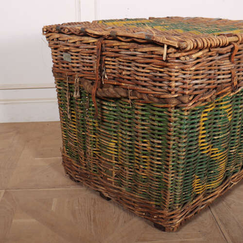 English Wicker Log Basket