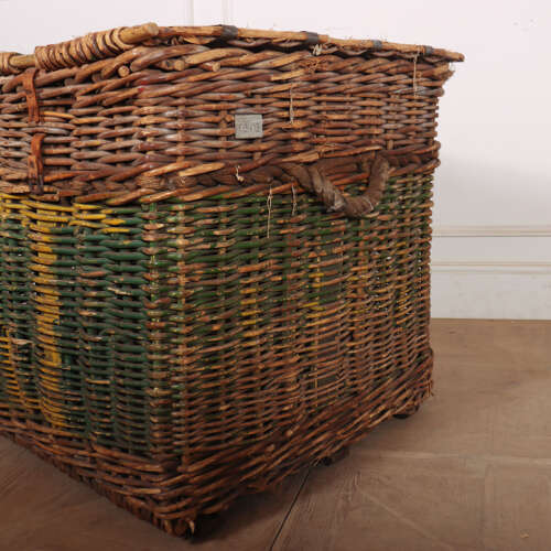 English Wicker Log Basket