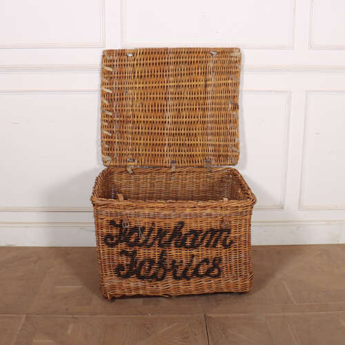 English Wicker Log Basket