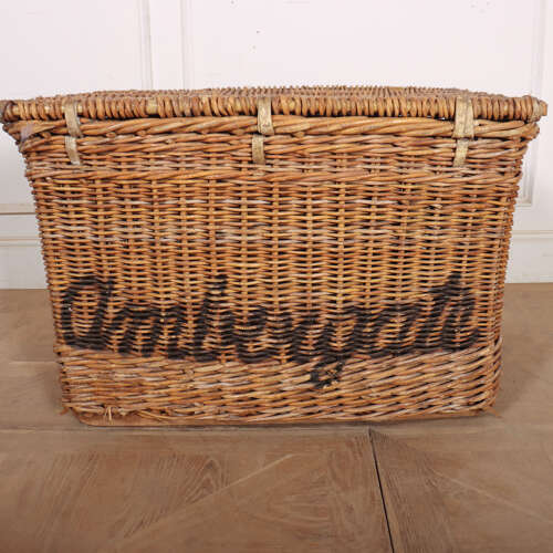 English Wicker Log Basket