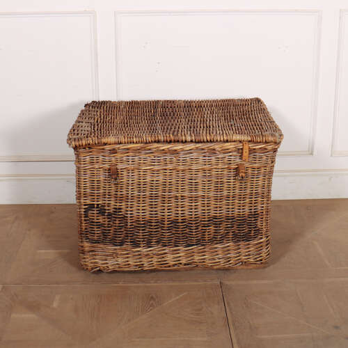 English Wicker Log Basket