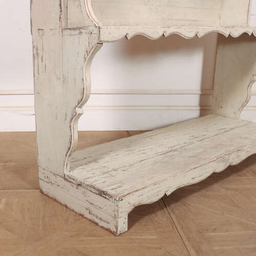 Swiss Carved Painted Pine Serving Counter