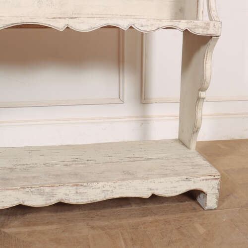 Swiss Carved Painted Pine Serving Counter