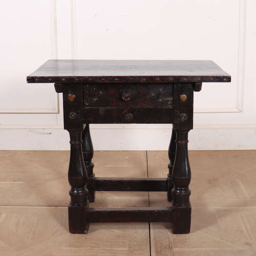 Italian Walnut Side Table