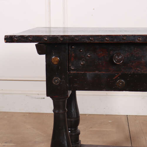 Italian Walnut Side Table