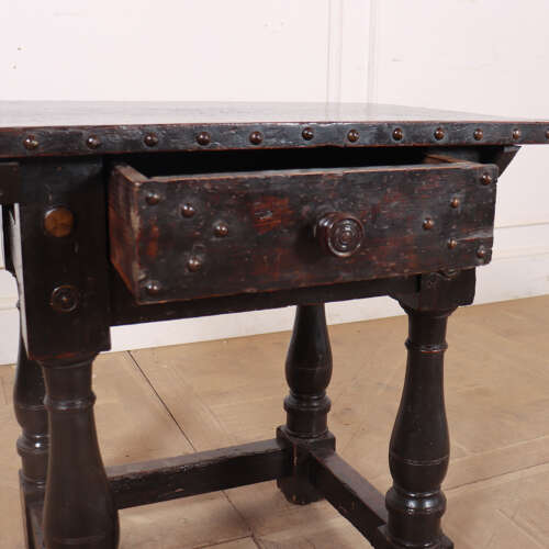 Italian Walnut Side Table