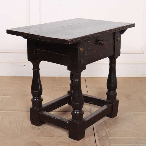 Italian Walnut Side Table