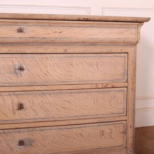 French Bleached Oak Commode