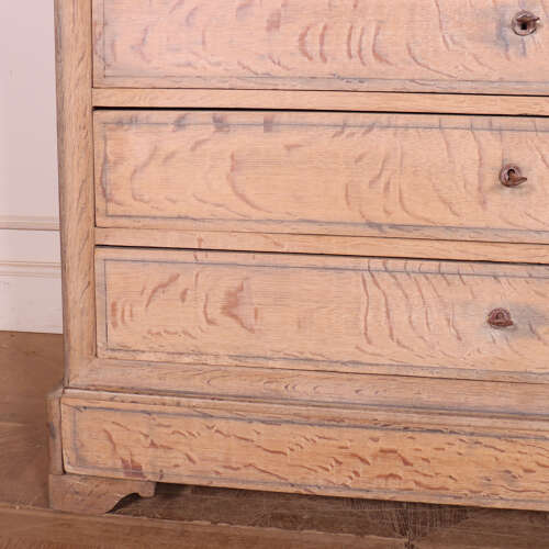 French Bleached Oak Commode