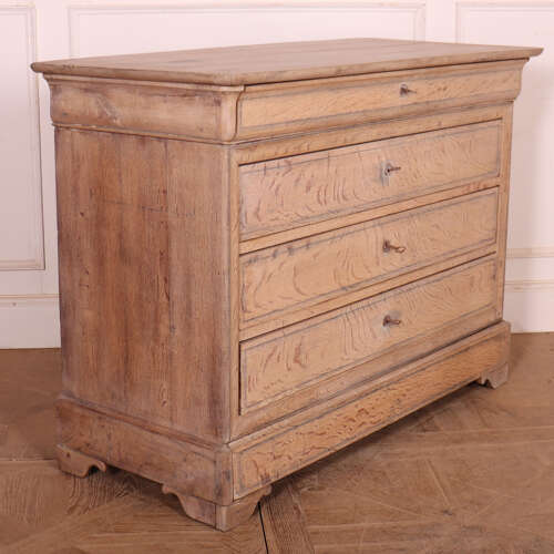 French Bleached Oak Commode