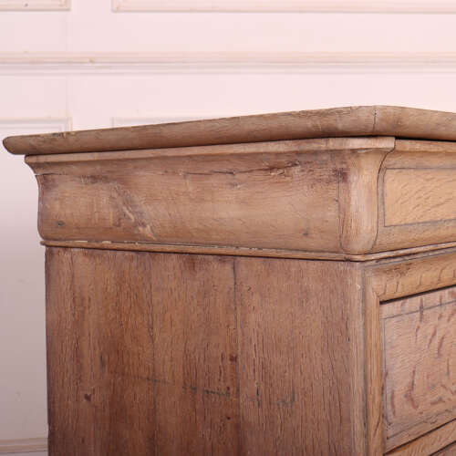 French Bleached Oak Commode